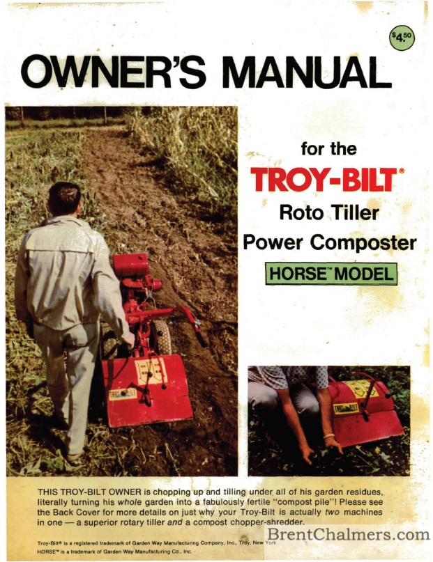 Troy-bilt junior model 15006 manual