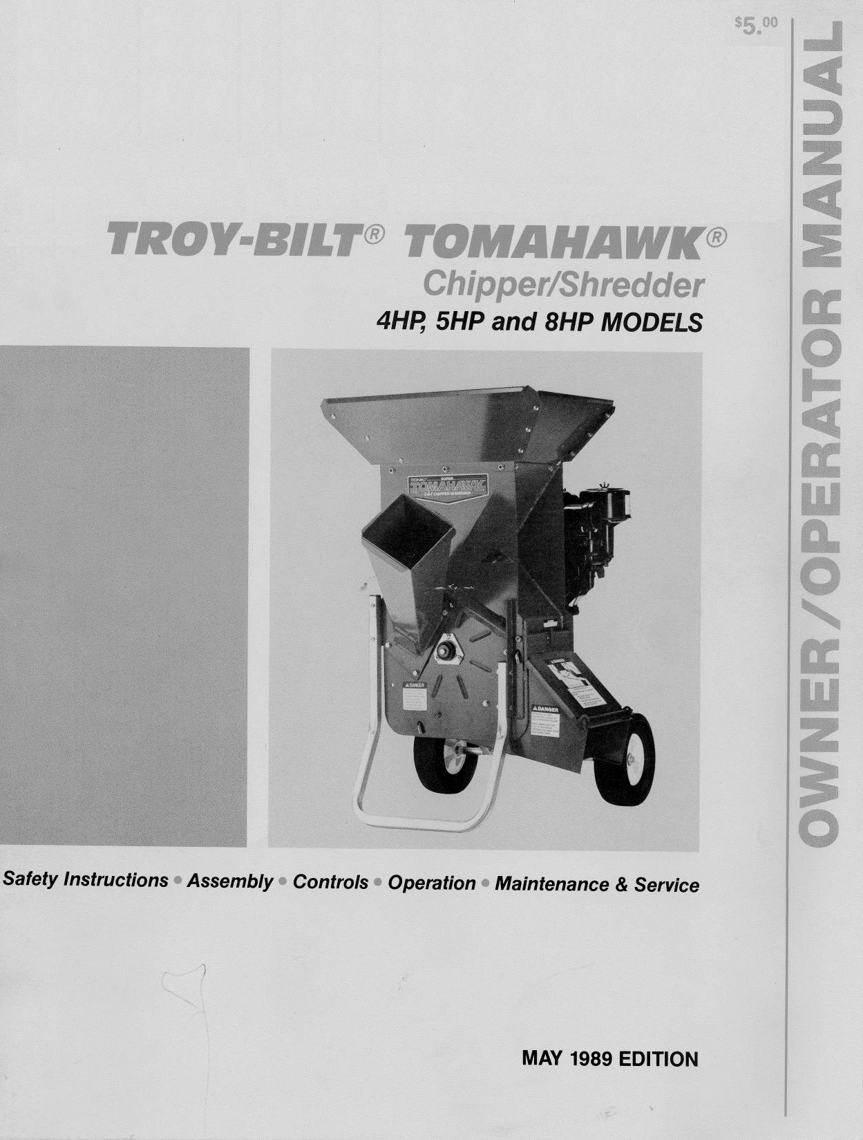 Troy Bilt 47026 Manual